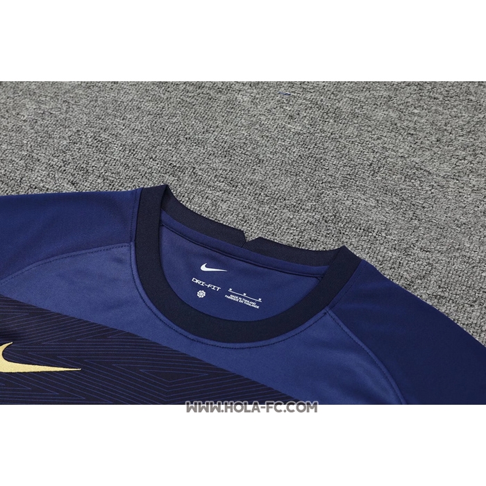 Chandal del Chelsea 2022-2023 Manga Corta Azul Oscuro - Pantalon Corto
